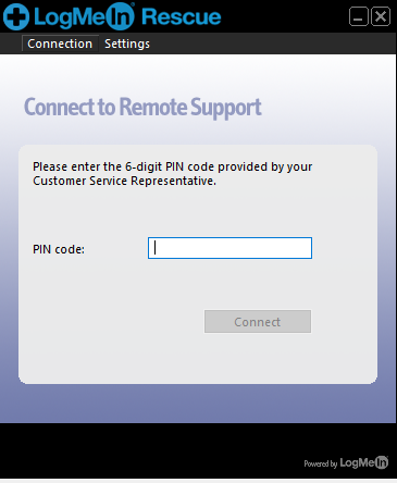 LogMeIn Rescue - 6 digit PIN code (Or Windows 10 S mode) – ProctorU
