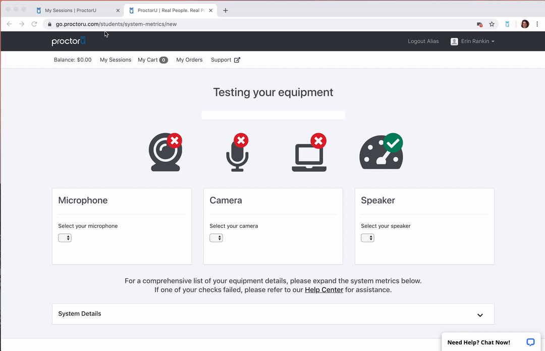 Using 'AI-based software like Proctorio and ProctorU' to monitor